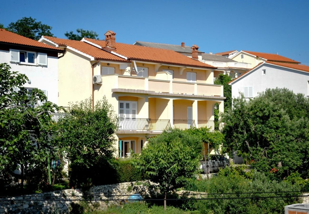 Ferienwohnung in Lopar - Ferienwohnung in Lopar mit Terrasse, Klimaanlage, W-LAN, Waschmaschine (129-2)