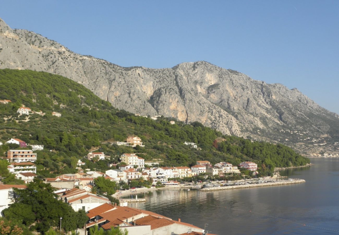 Ferienwohnung in Podgora - Ferienwohnung in Podgora mit Meerblick, Loggia, Klimaanlage, W-LAN (134-1)