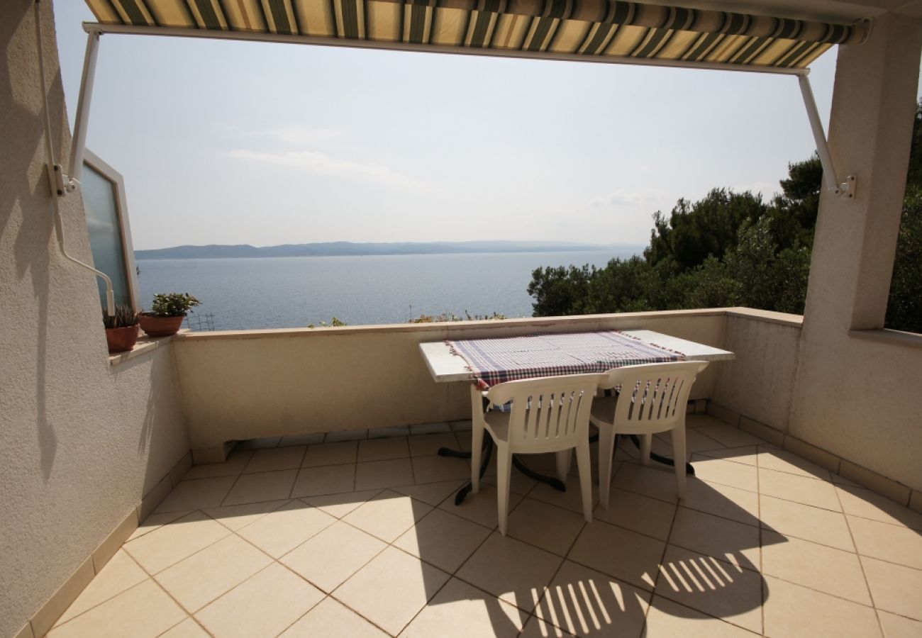 Ferienwohnung in Brela - Ferienwohnung in Brela mit Meerblick, Terrasse, Klimaanlage, W-LAN (75-4)