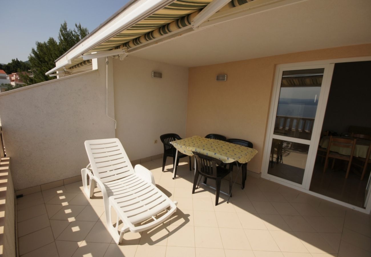 Ferienwohnung in Brela - Ferienwohnung in Brela mit Meerblick, Terrasse, Klimaanlage, W-LAN (75-7)