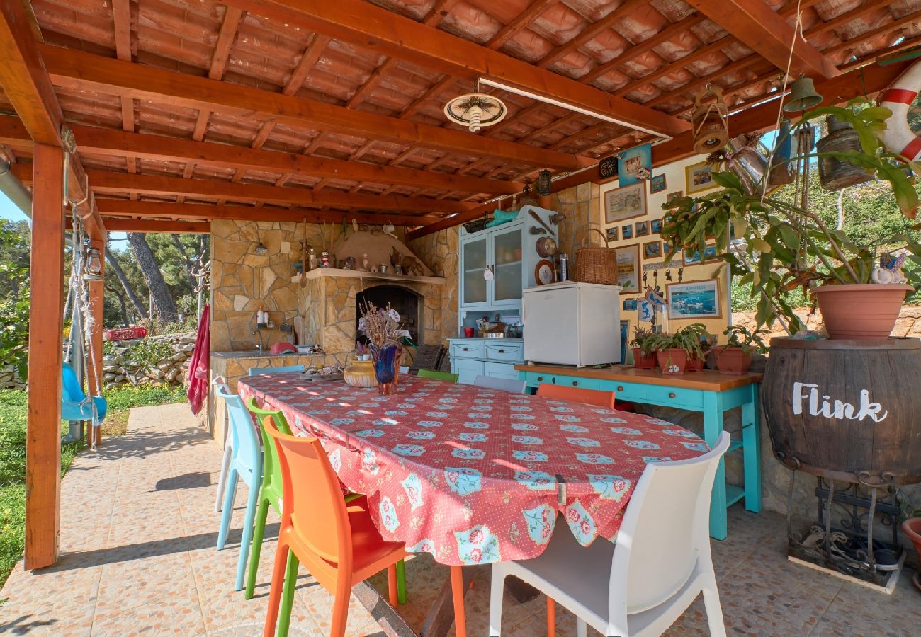 Ferienwohnung in Mali Lošinj - Ferienwohnung in Mali Lošinj mit Meerblick, Terrasse, Klimaanlage, W-LAN (137-1)