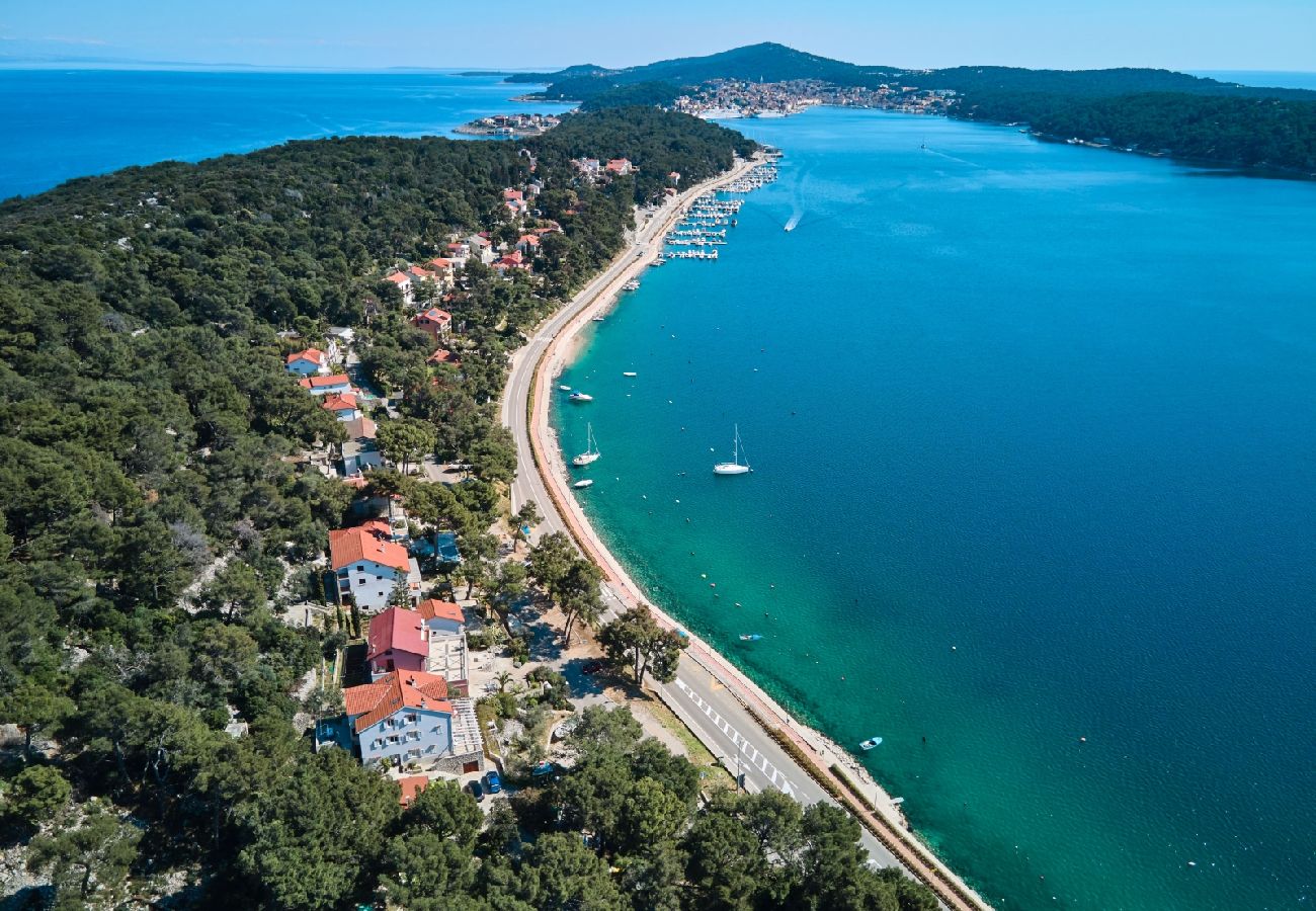 Ferienwohnung in Mali Lošinj - Ferienwohnung in Mali Lošinj mit Meerblick, Terrasse, Klimaanlage, W-LAN (137-1)