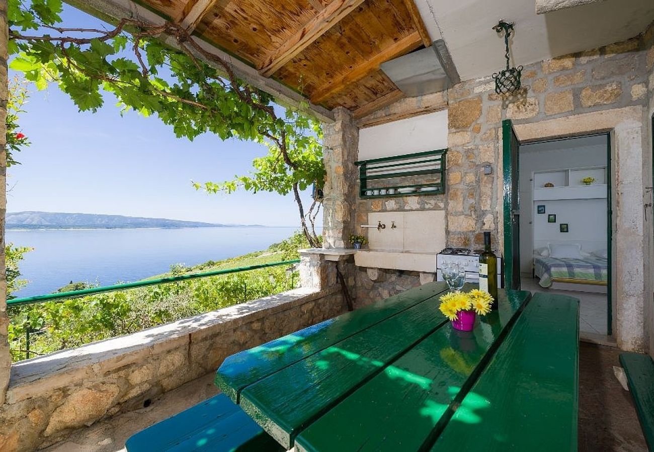 Ferienhaus in Murvica - Ferienhaus in Murvica mit Meerblick, Terrasse, Klimaanlage, W-LAN (146-1)