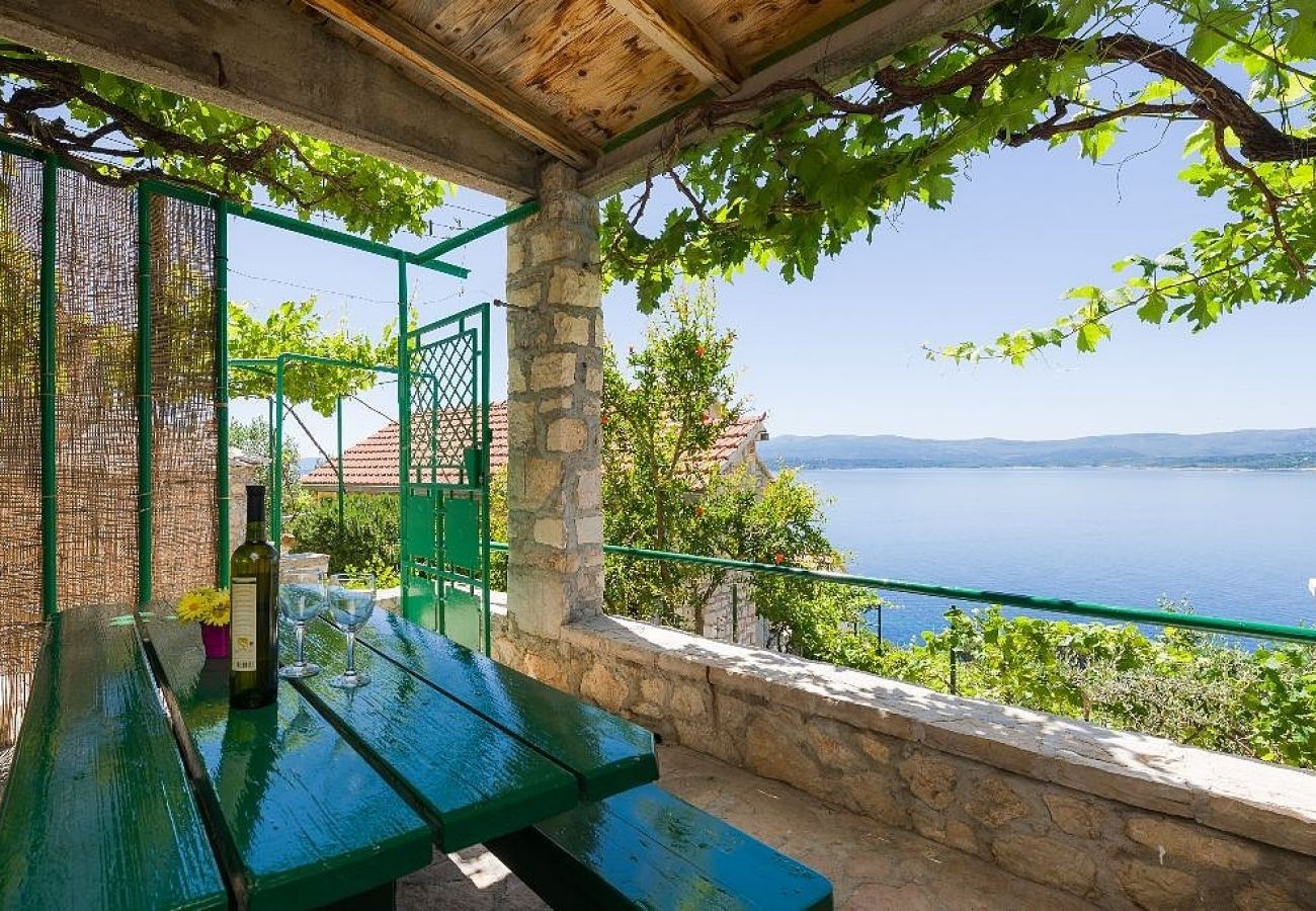 Ferienhaus in Murvica - Ferienhaus in Murvica mit Meerblick, Terrasse, Klimaanlage, W-LAN (146-1)