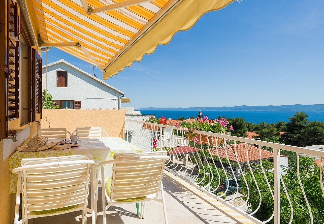 Ferienwohnung in Bol - Ferienwohnung in Bol mit Meerblick, Terrasse, Klimaanlage, W-LAN (155-1)