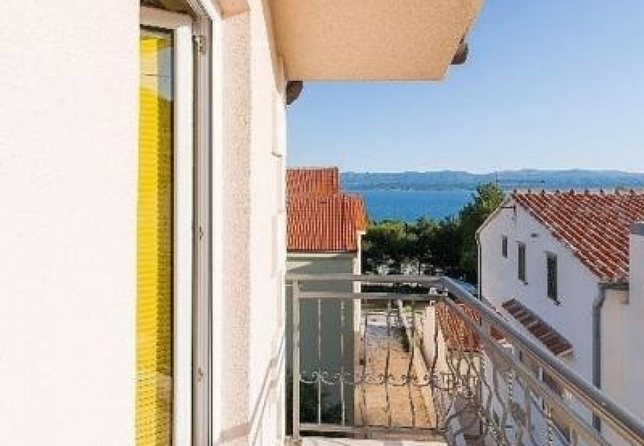 Ferienwohnung in Bol - Ferienwohnung in Bol mit Meerblick, Balkon, Klimaanlage, W-LAN (156-2)