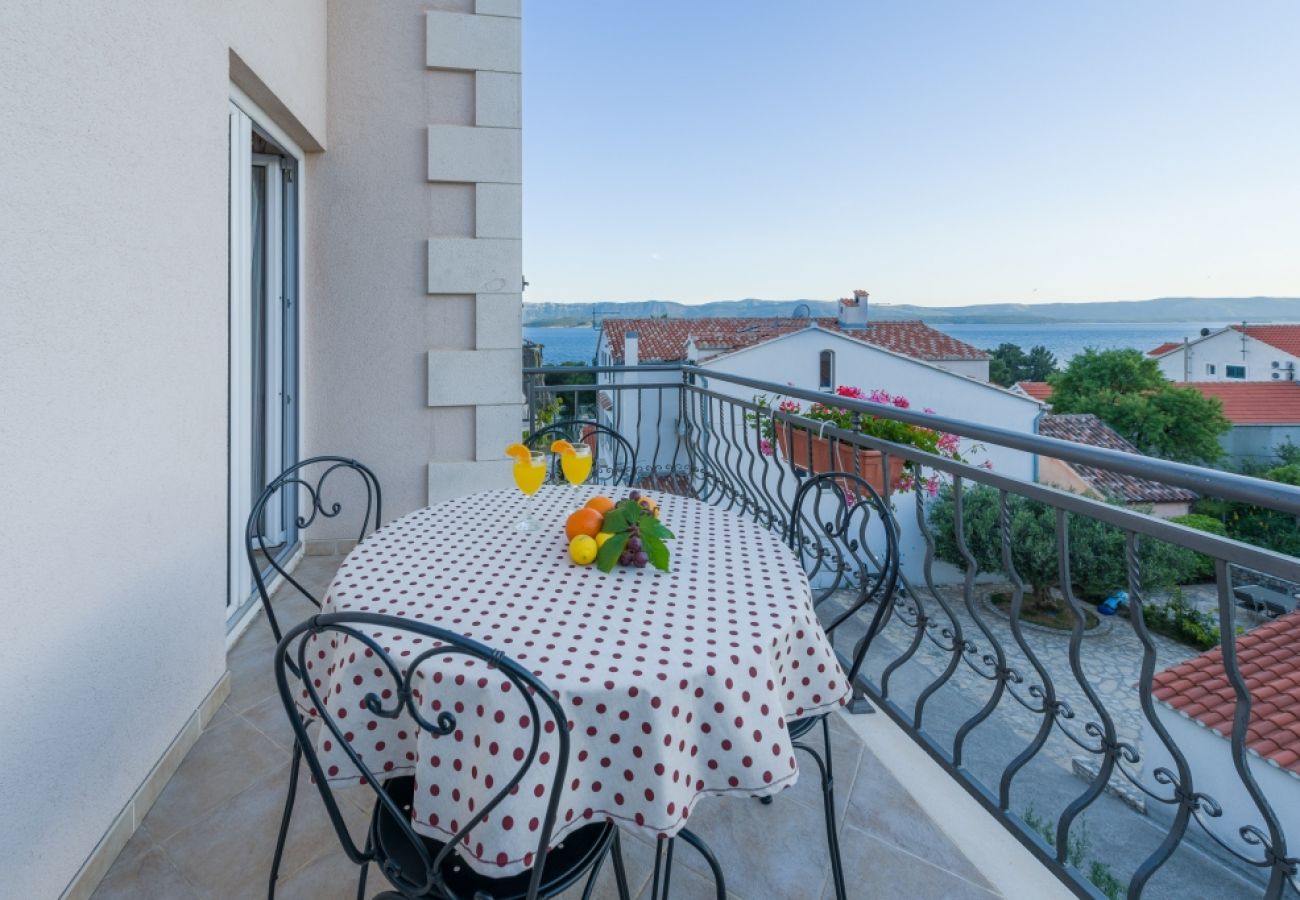 Ferienwohnung in Bol - Ferienwohnung in Bol mit Meerblick, Balkon, Klimaanlage, W-LAN (156-5)