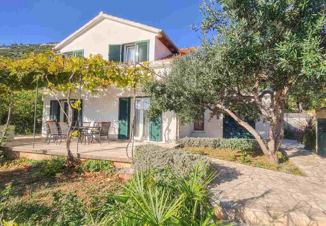 Ferienhaus in Viganj - Ferienhaus in Viganj mit Meerblick, Terrasse, Klimaanlage, W-LAN (160-1)