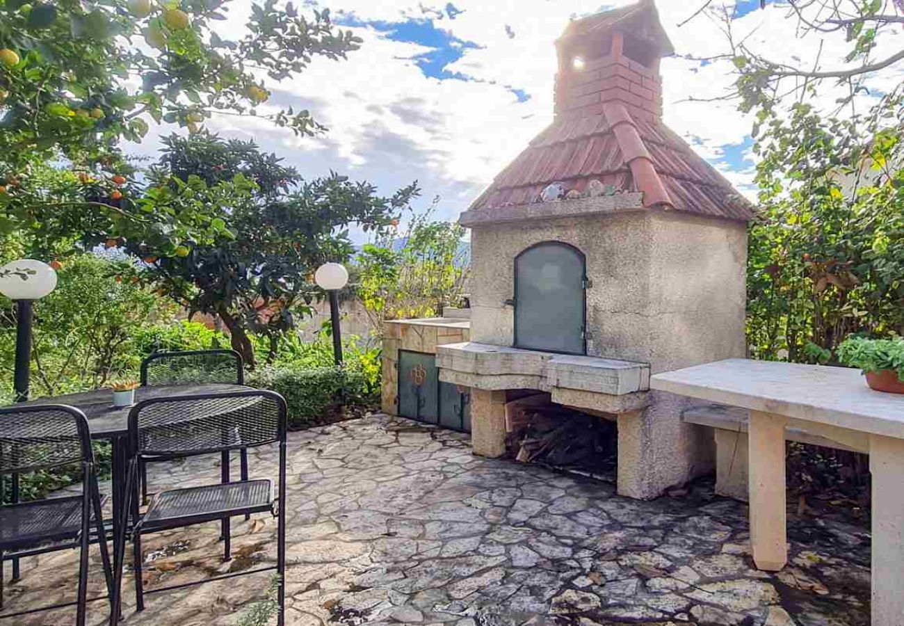 Ferienhaus in Viganj - Ferienhaus in Viganj mit Meerblick, Terrasse, Klimaanlage, W-LAN (160-1)