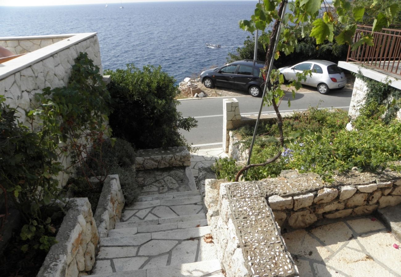 Ferienwohnung in Hvar - Ferienwohnung in Hvar-Stadt mit Meerblick, Loggia, Klimaanlage, W-LAN (199-3)