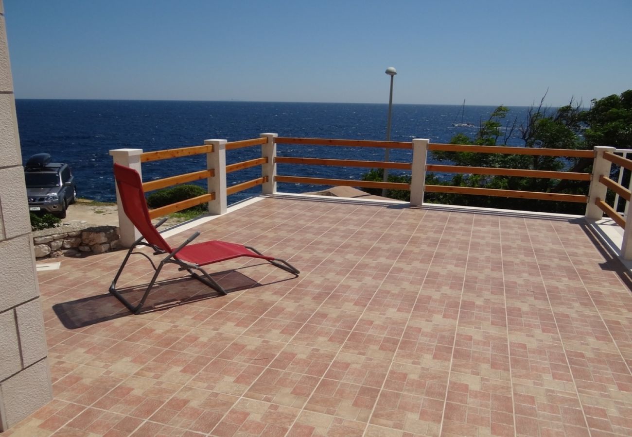 Ferienwohnung in Hvar - Ferienwohnung in Hvar-Stadt mit Meerblick, Loggia, Klimaanlage, W-LAN (199-3)