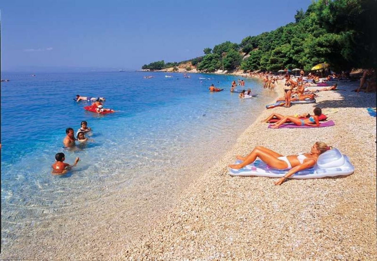 Ferienwohnung in Podgora - Ferienwohnung in Podgora mit Meerblick, Terrasse, W-LAN, Waschmaschine (205-1)