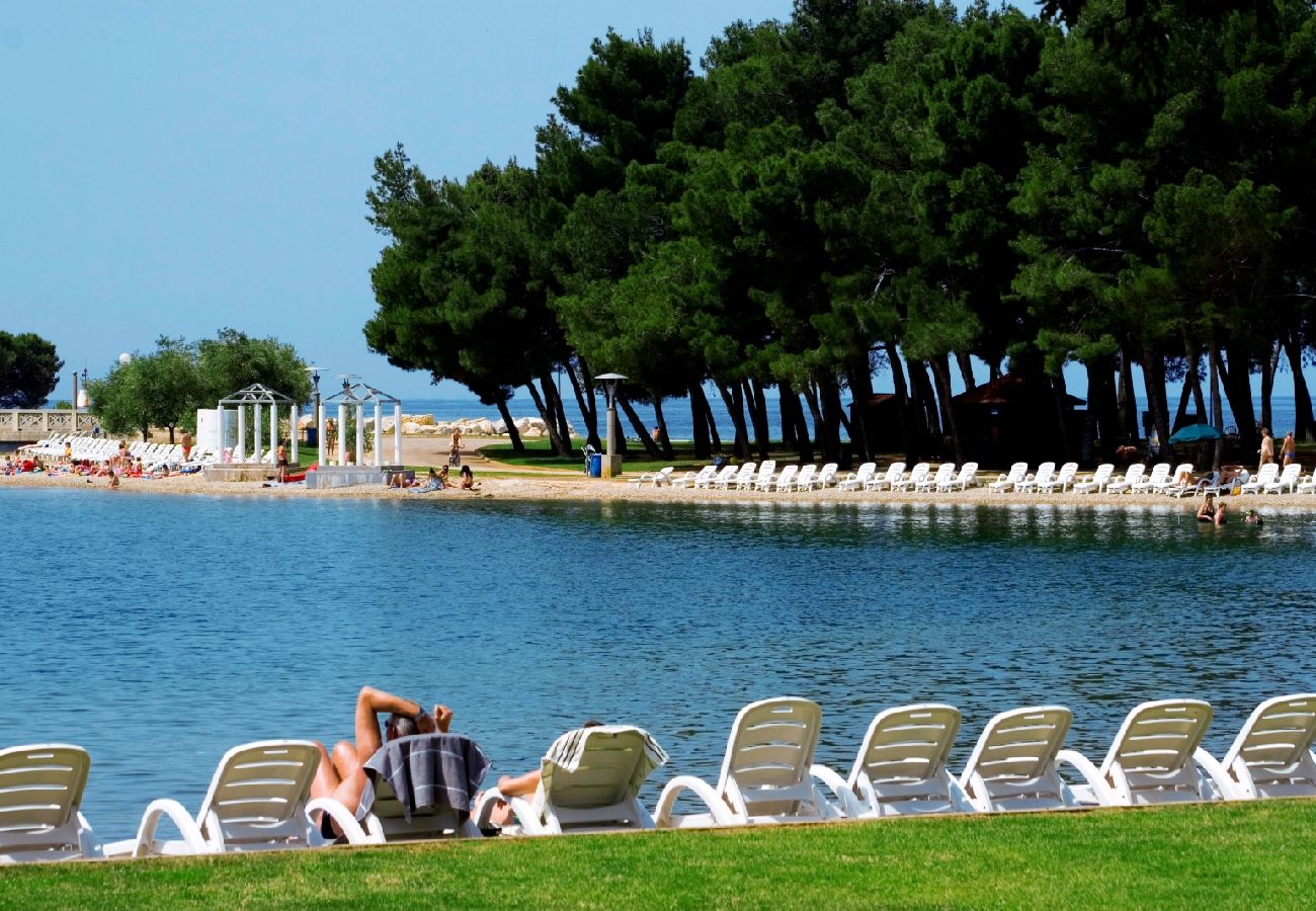 Ferienwohnung in Umag - Ferienwohnung in Umag mit Terrasse, Klimaanlage, W-LAN, Waschmaschine (244-2)