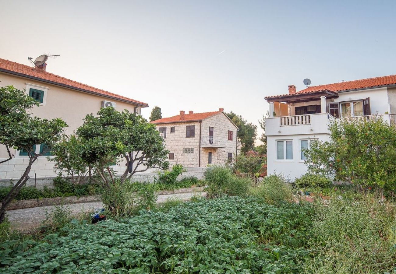 Ferienwohnung in Supetar - Ferienwohnung in Supetar mit Meerblick, Terrasse, Klimaanlage, W-LAN (581-1)