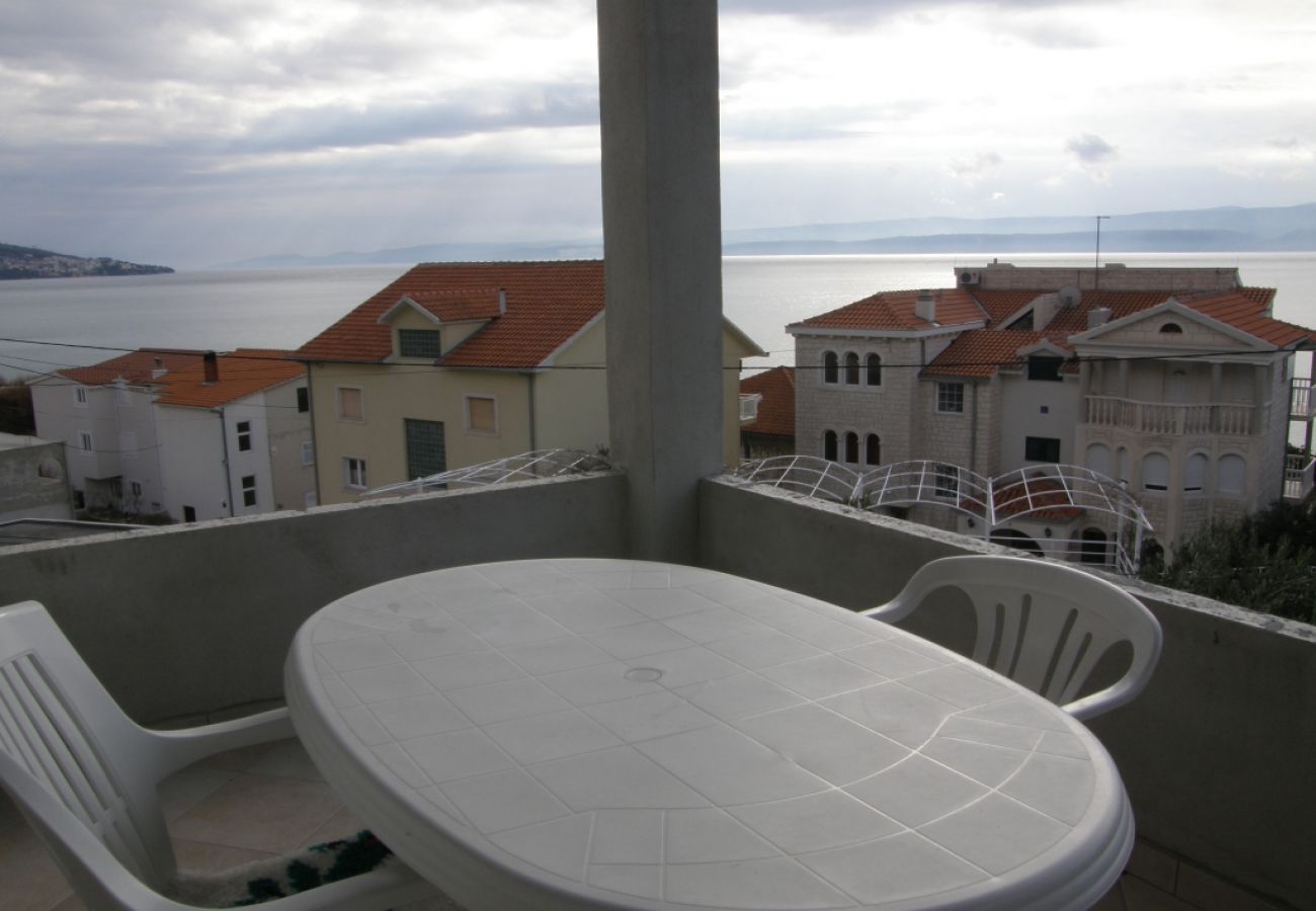 Ferienwohnung in Duce - Ferienwohnung in Duće mit Meerblick, Terrasse, Klimaanlage, Waschmaschine (595-1)