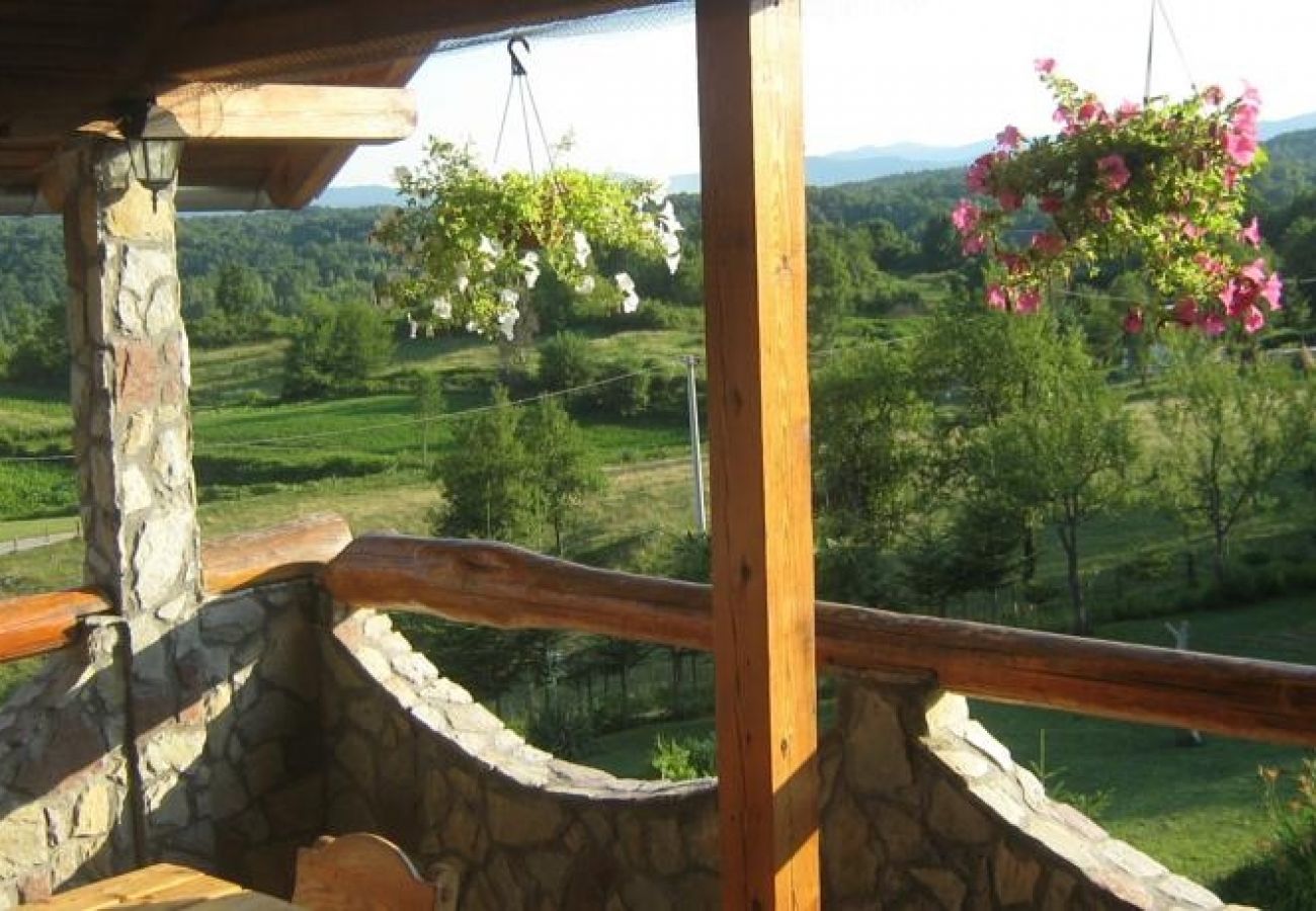 Ferienwohnung in Rakovica - Ferienwohnung in Rakovica mit Terrasse, Klimaanlage, W-LAN (601-1)