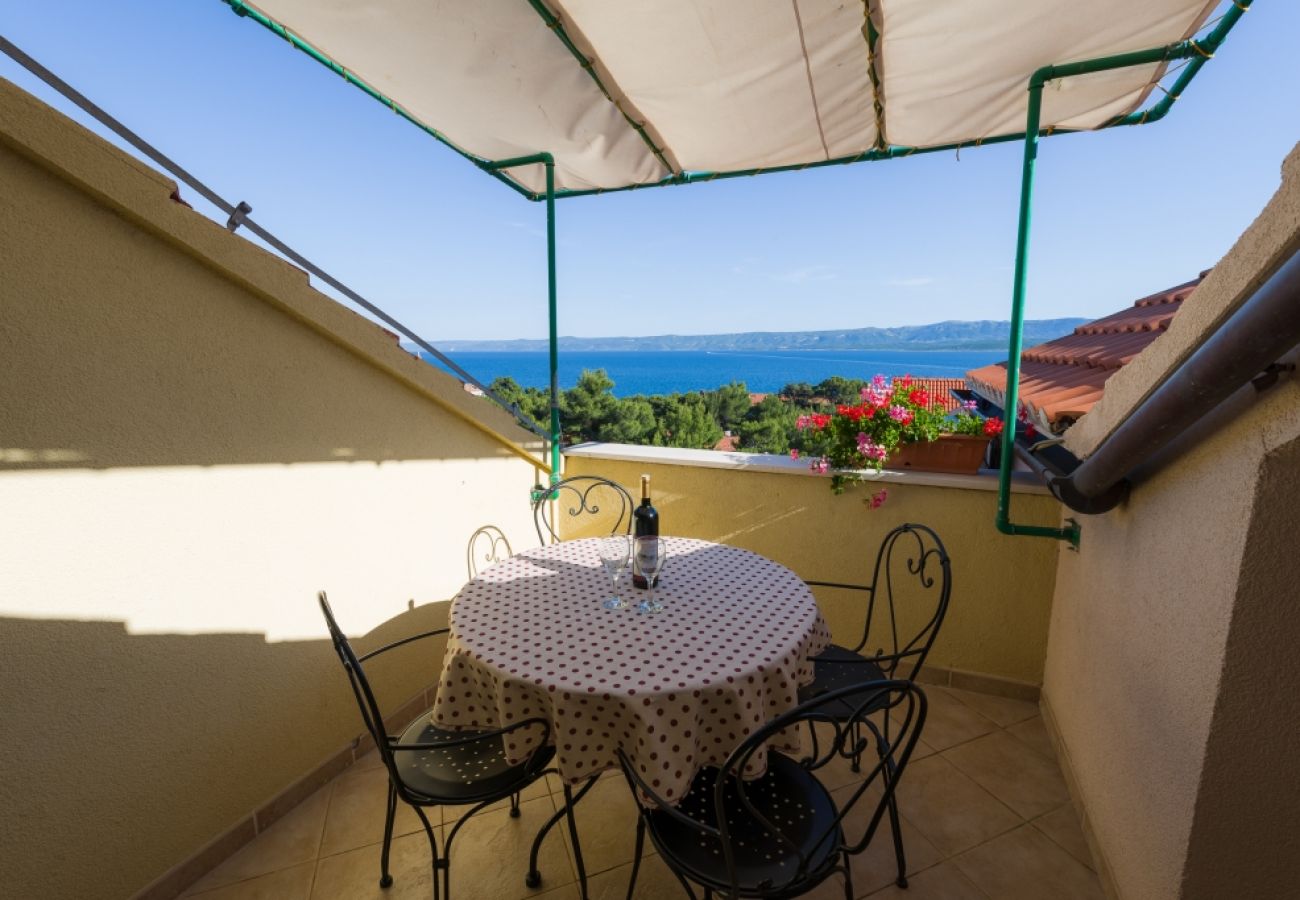 Ferienwohnung in Bol - Ferienwohnung in Bol mit Meerblick, Balkon, Klimaanlage, W-LAN (5217-6)