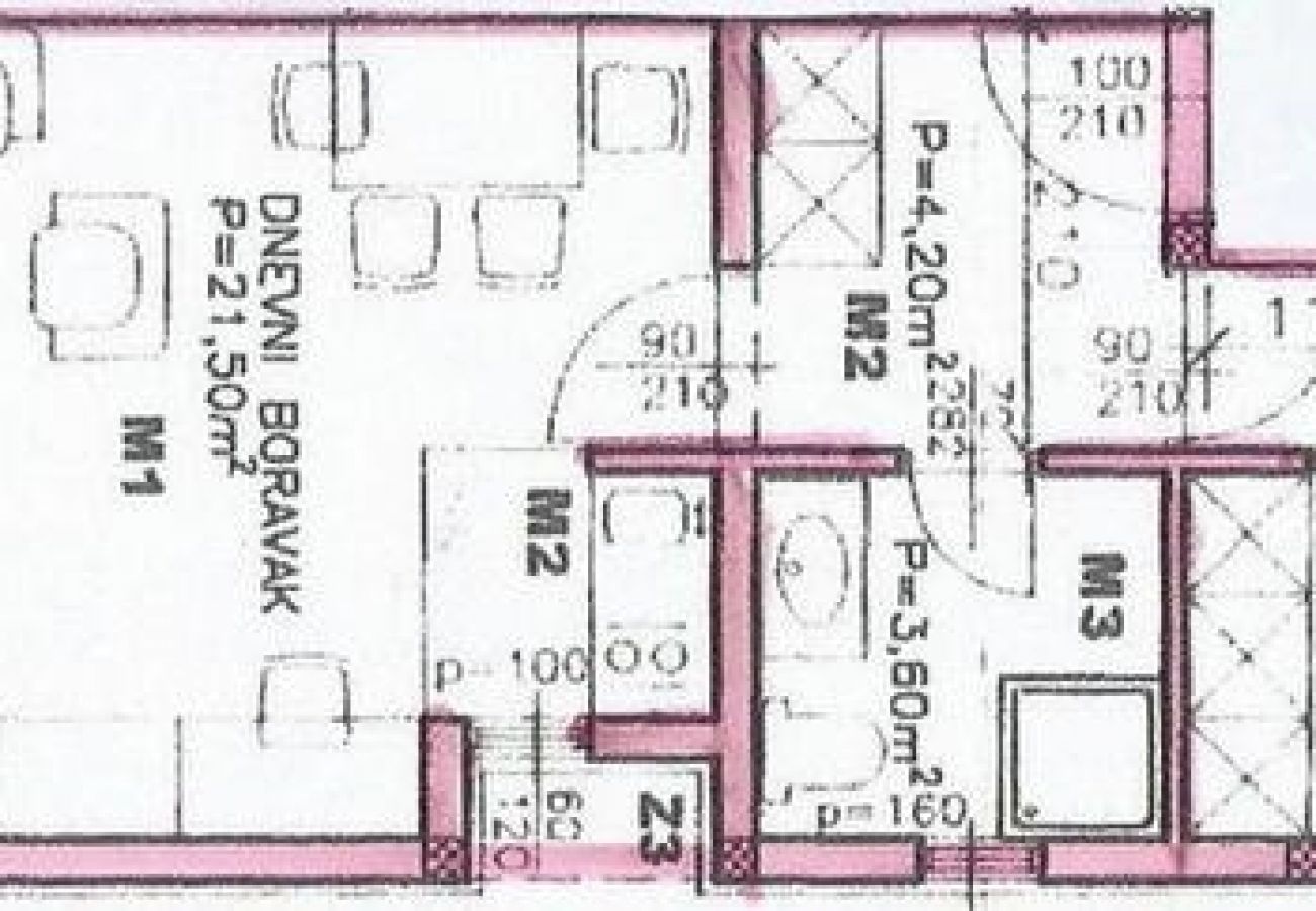 Ferienwohnung in Brist - Ferienwohnung in Brist mit Balkon, Klimaanlage, W-LAN (610-3)