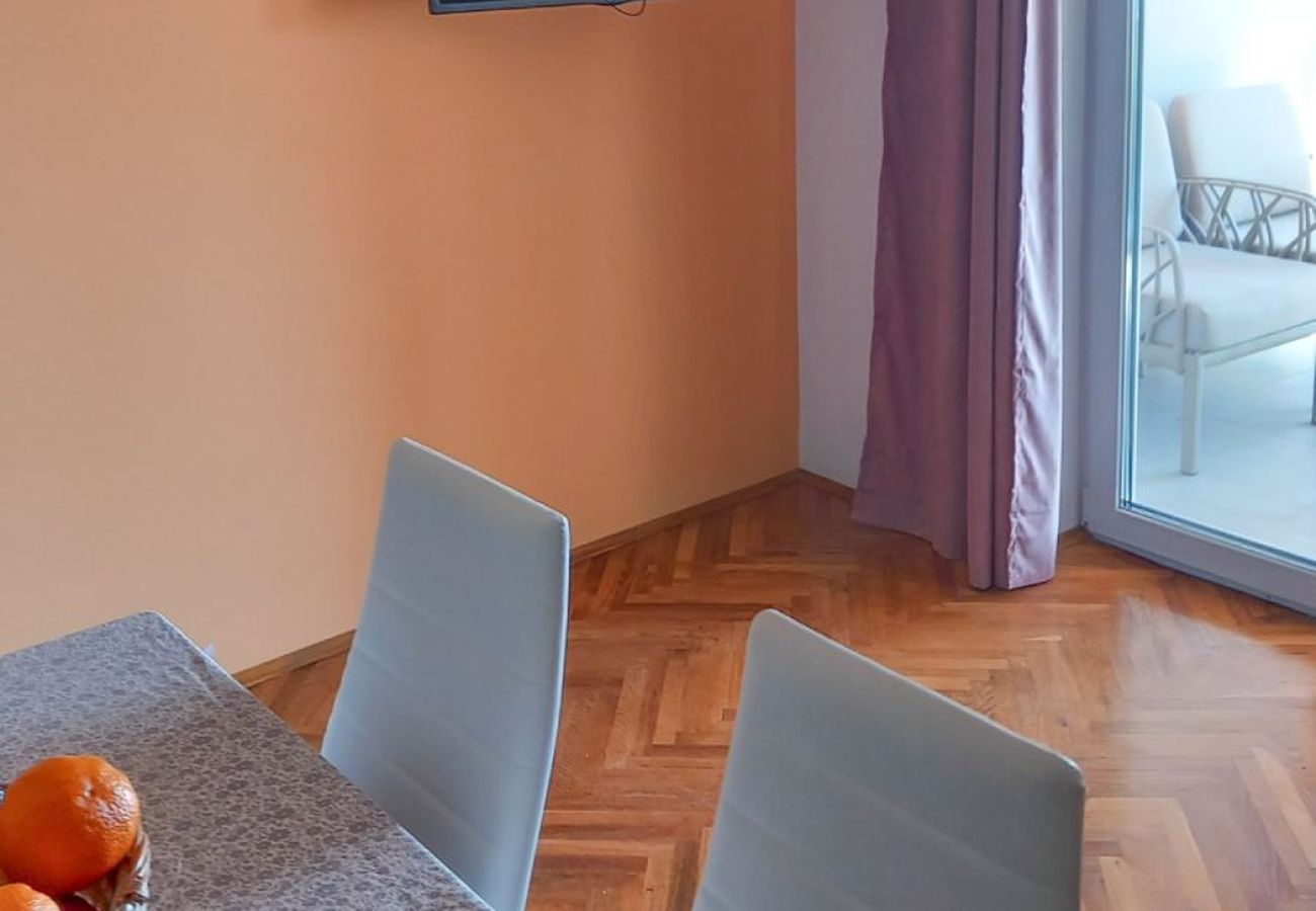 Ferienwohnung in Rab - Ferienwohnung in Barbat mit Meerblick, Balkon, Klimaanlage (660-4)