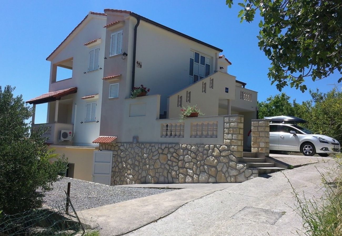 Ferienwohnung in Banjol - Ferienwohnung in Banjol mit Meerblick, Balkon, Klimaanlage, W-LAN (605-1)