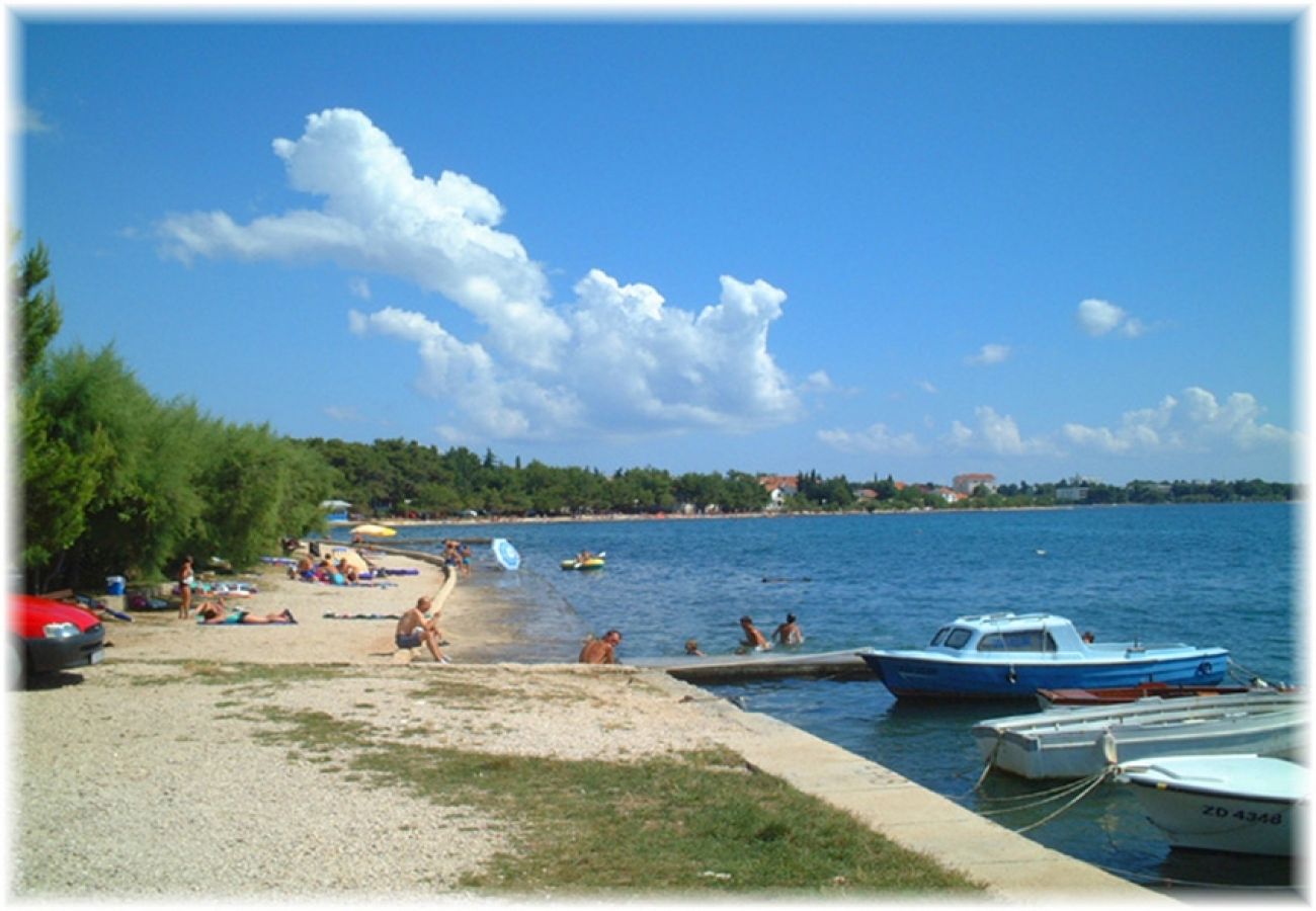 Ferienwohnung in Zadar - Ferienwohnung in Zadar mit Meerblick, Balkon, Klimaanlage, W-LAN (858-2)