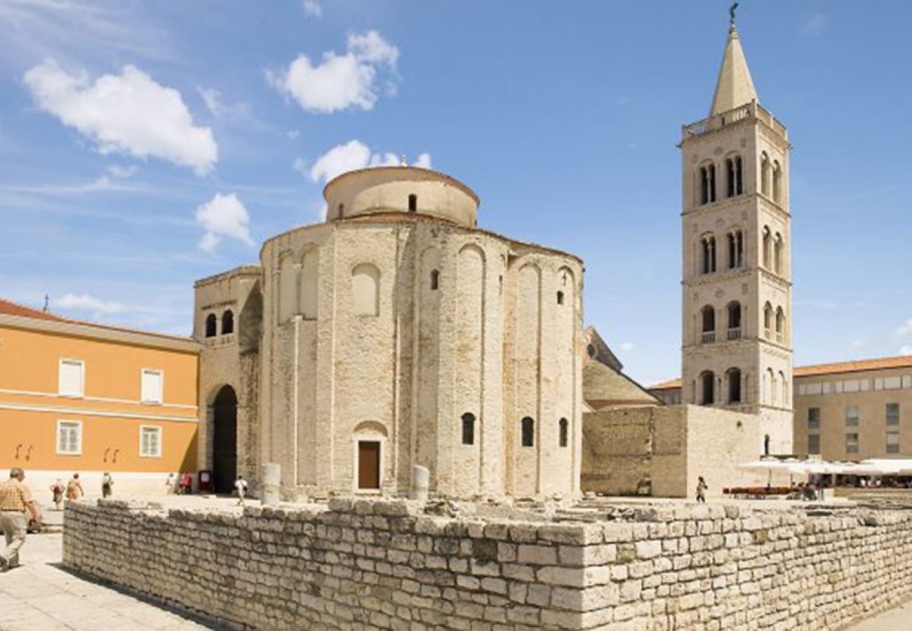 Ferienwohnung in Zadar - Ferienwohnung in Zadar mit Meerblick, Balkon, Klimaanlage, W-LAN (858-2)