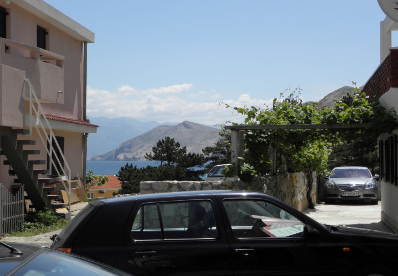 Ferienwohnung in Baška - Ferienwohnung in Baška mit Meerblick, Terrasse, Klimaanlage, W-LAN (863-2)