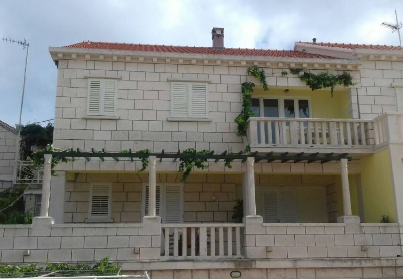 Ferienwohnung in Lumbarda - Ferienwohnung in Lumbarda mit Meerblick, Terrasse, Klimaanlage, W-LAN (869-1)