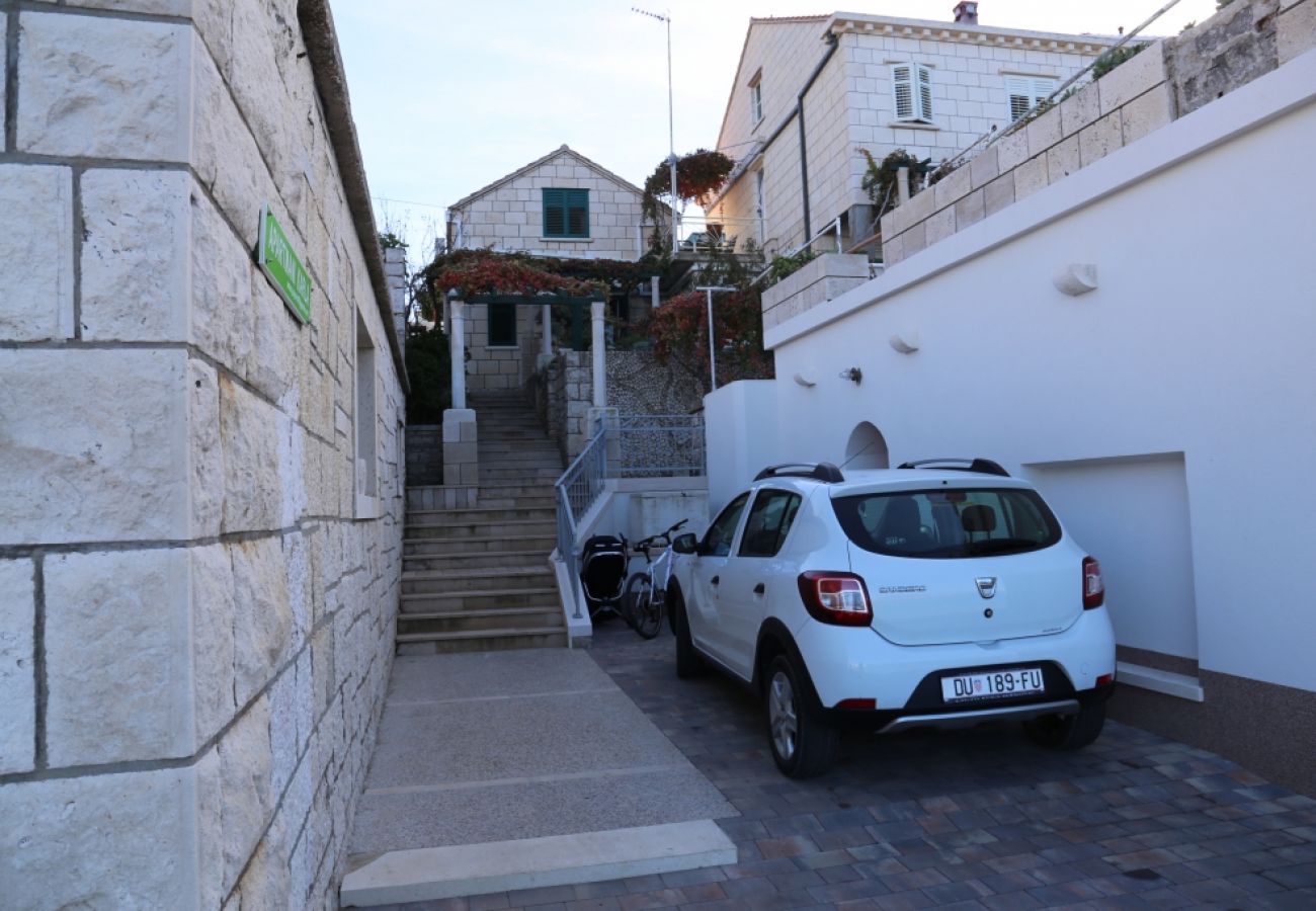 Ferienwohnung in Lumbarda - Ferienwohnung in Lumbarda mit Meerblick, Terrasse, Klimaanlage, W-LAN (869-1)