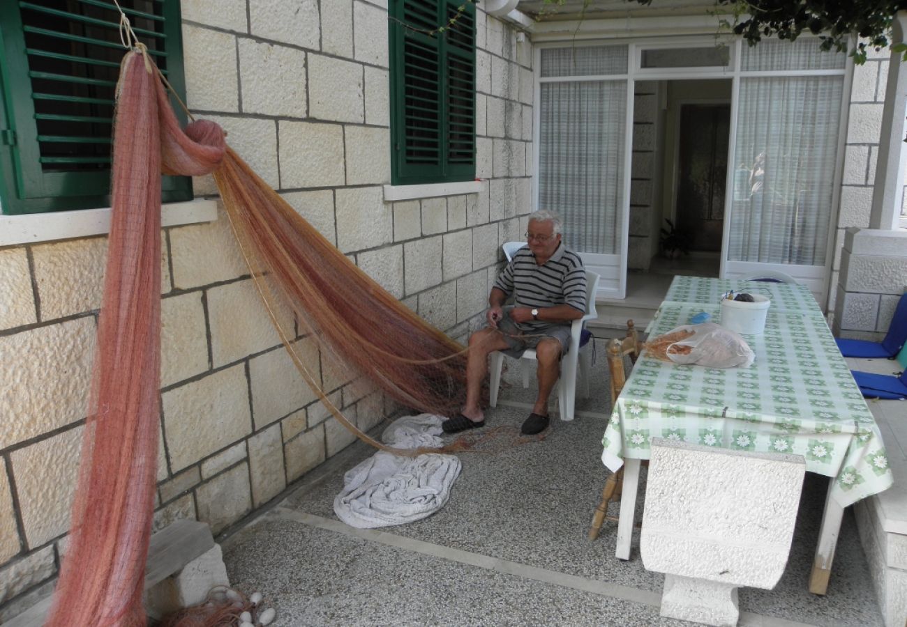 Ferienwohnung in Lumbarda - Ferienwohnung in Lumbarda mit Meerblick, Terrasse, Klimaanlage, W-LAN (869-1)