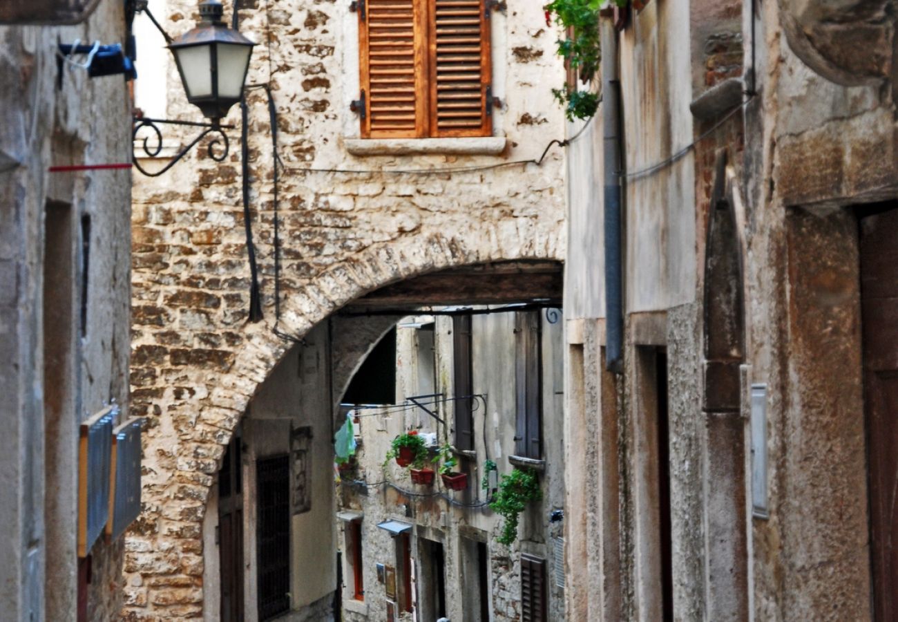 Ferienwohnung in Rovinj - Ferienwohnung in Rovinj mit Terrasse, Klimaanlage, W-LAN, Waschmaschine (870-1)