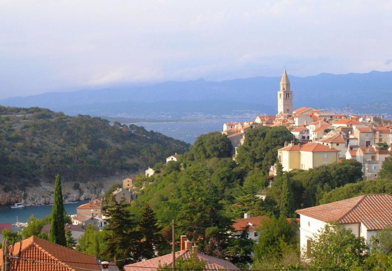 Ferienwohnung in Vrbnik - Ferienwohnung in Vrbnik mit Meerblick, Terrasse, Klimaanlage, W-LAN (879-1)