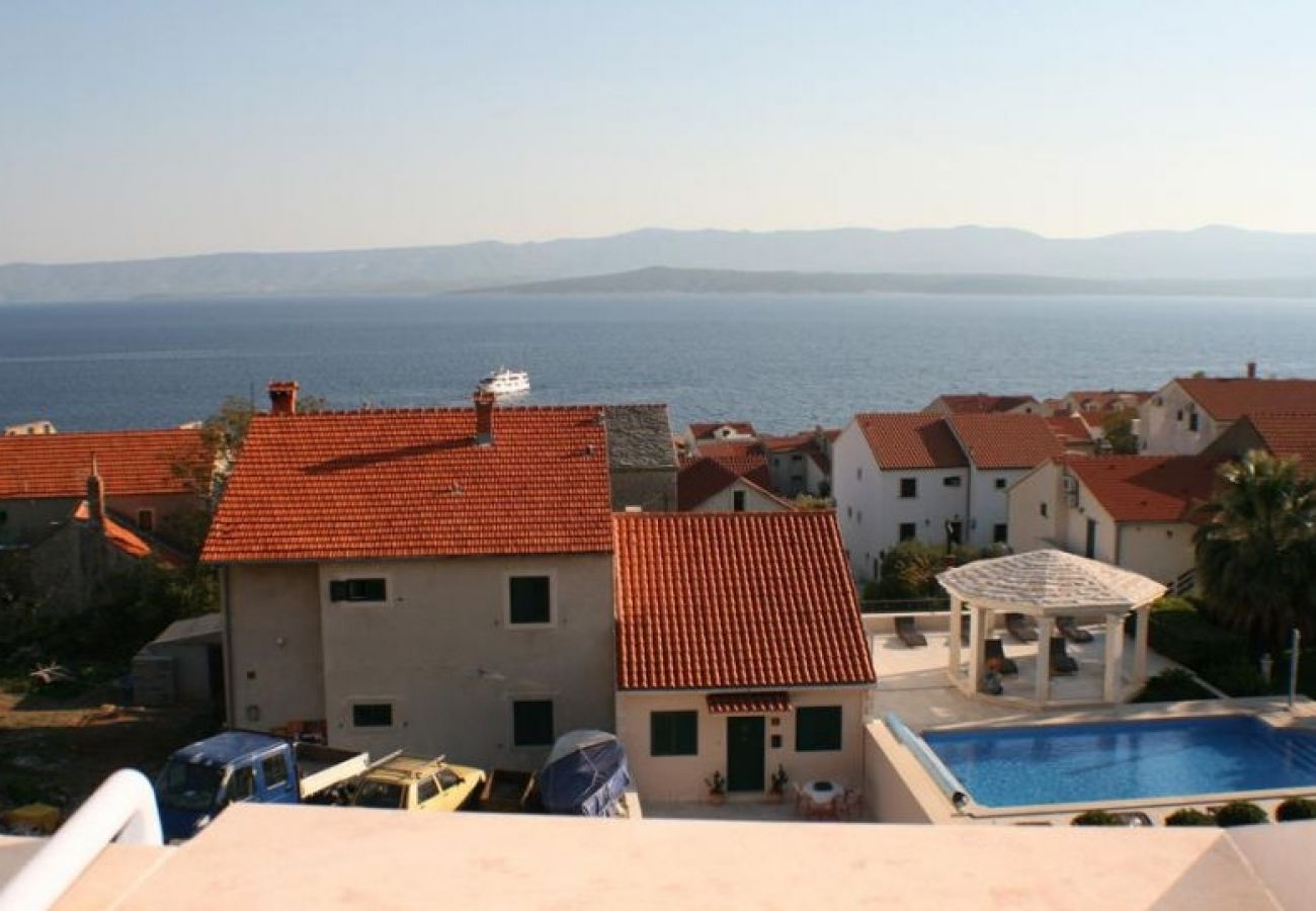 Ferienwohnung in Bol - Ferienwohnung in Bol mit Meerblick, Terrasse, Klimaanlage, W-LAN (3417-1)