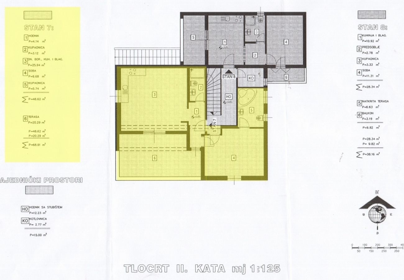 Ferienwohnung in Bol - Ferienwohnung in Bol mit Meerblick, Terrasse, Klimaanlage, W-LAN (3417-1)