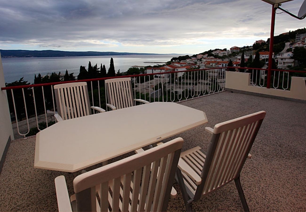 Ferienwohnung in Duce - Ferienwohnung in Duće mit Meerblick, Terrasse, Klimaanlage, W-LAN (3423-1)