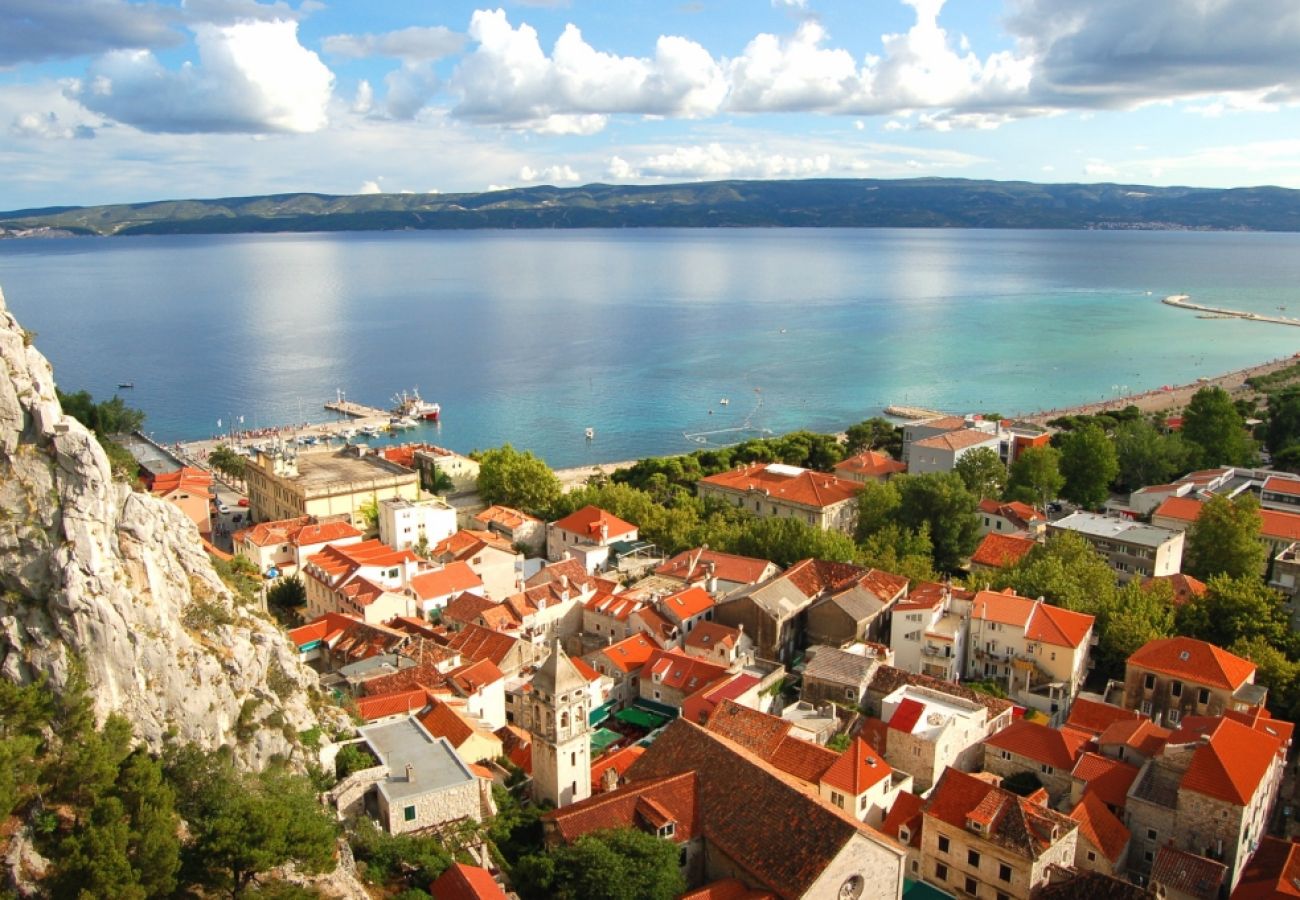 Ferienwohnung in Duce - Ferienwohnung in Duće mit Meerblick, Balkon, Klimaanlage, W-LAN (3425-2)