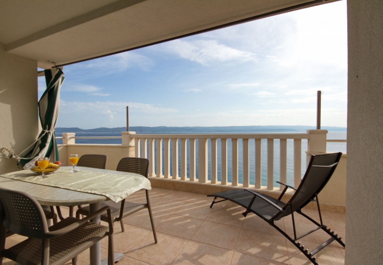 Ferienwohnung in Pisak - Ferienwohnung in Pisak mit Meerblick, Terrasse, Klimaanlage, W-LAN (153-29)