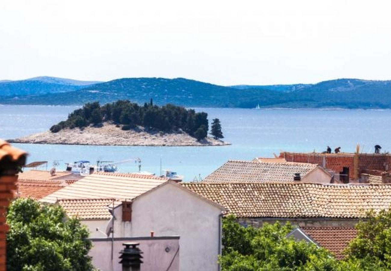 Ferienwohnung in Pakoštane - Ferienwohnung in Pakoštane mit Meerblick, Terrasse, Klimaanlage, W-LAN (3475-4)