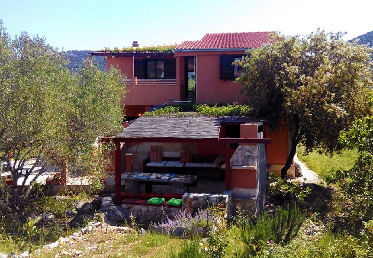 Ferienhaus in Vinišce - Ferienhaus in Vinišće mit Meerblick, Balkon, Klimaanlage, W-LAN (3484-1)