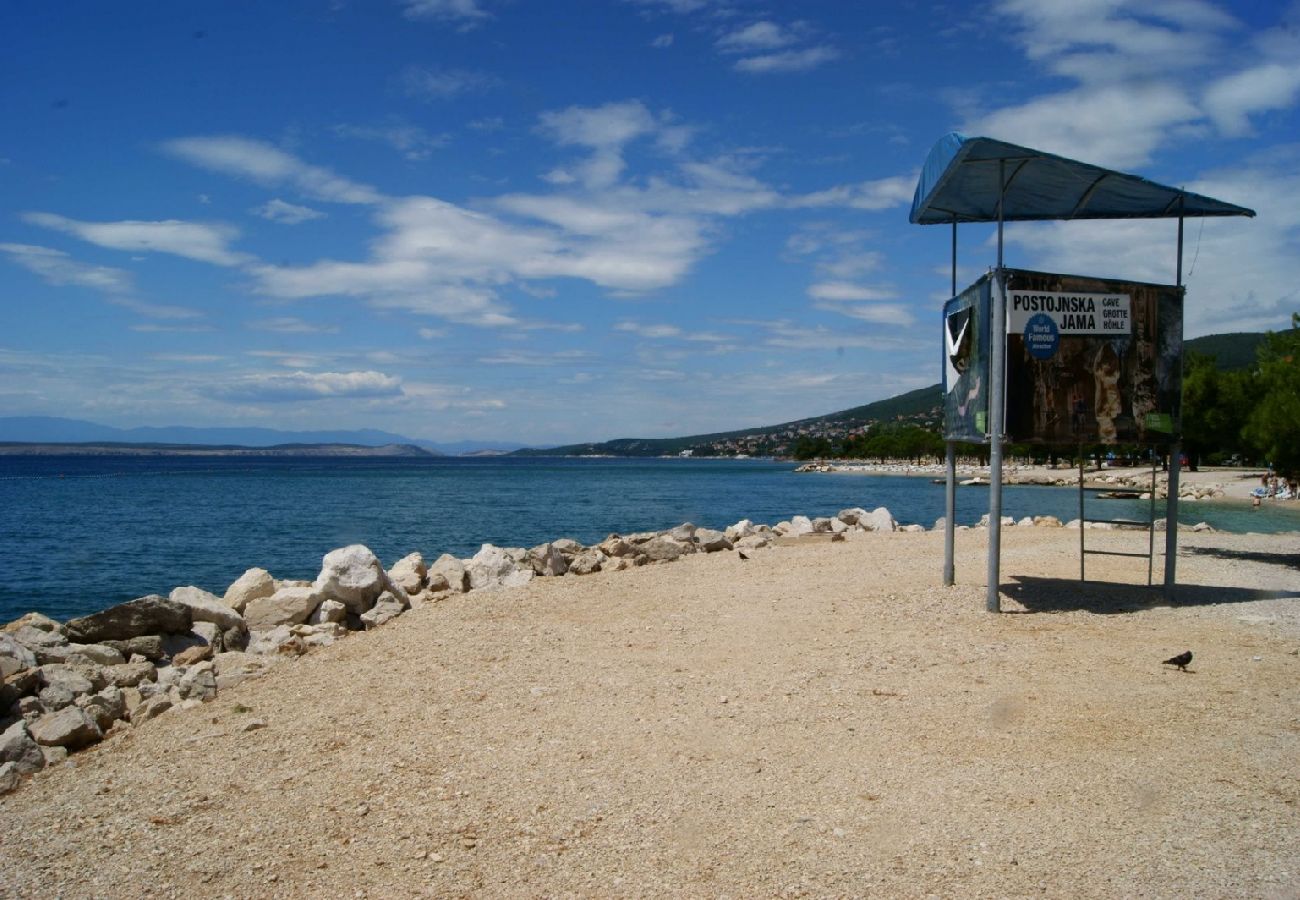 Ferienwohnung in Crikvenica - Ferienwohnung in Crikvenica mit Meerblick, Balkon, Klimaanlage, W-LAN (3492-1)