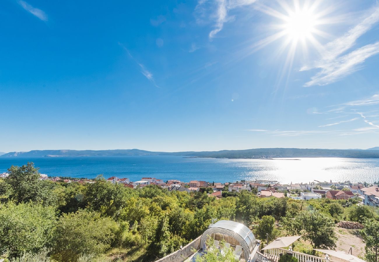 Ferienwohnung in Crikvenica - Ferienwohnung in Crikvenica mit Meerblick, Terrasse, Klimaanlage, W-LAN (3492-5)