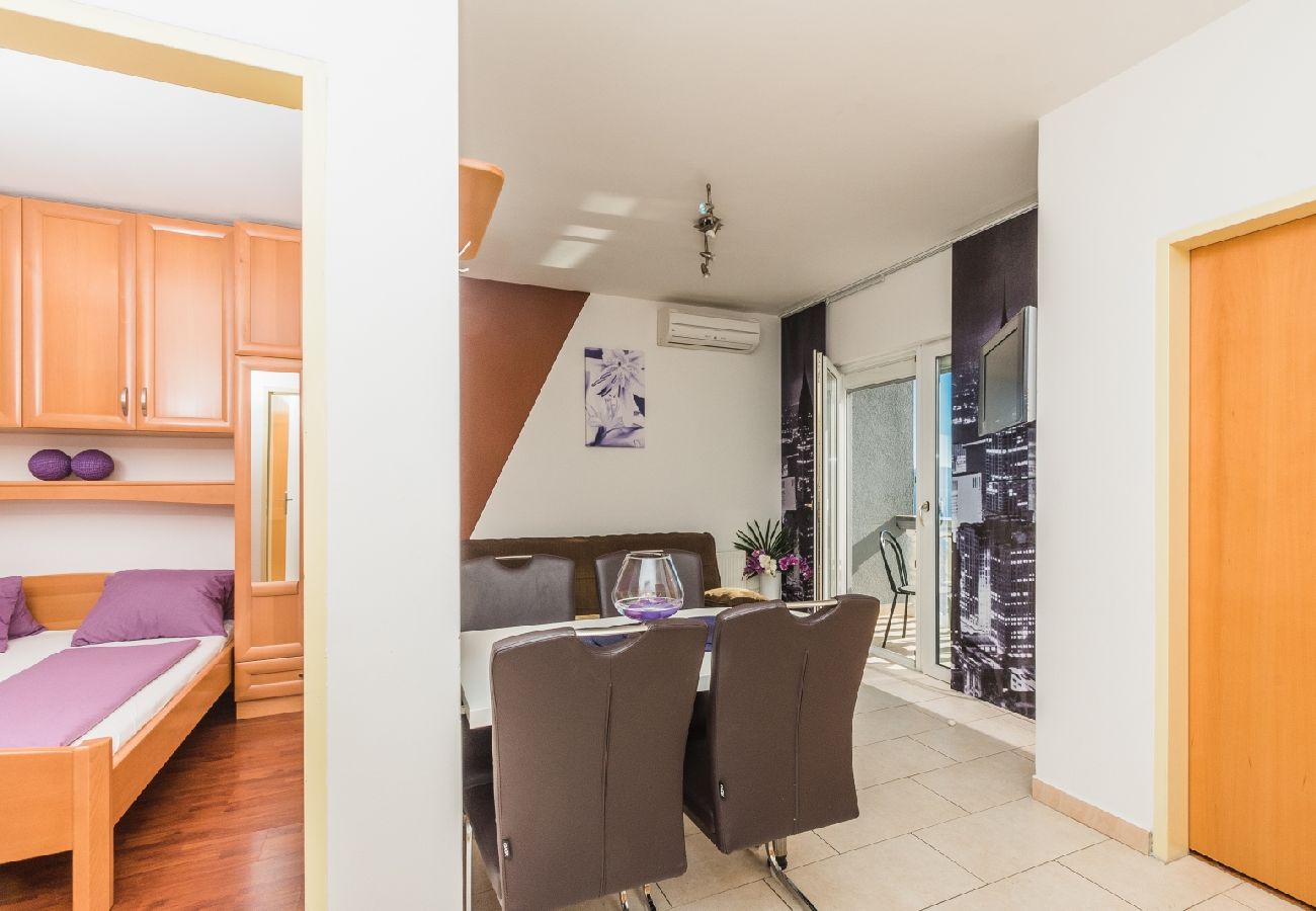 Ferienwohnung in Crikvenica - Ferienwohnung in Crikvenica mit Meerblick, Terrasse, Klimaanlage, W-LAN (3492-6)