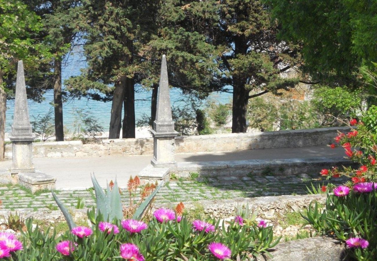 Ferienwohnung in Korcula - Ferienwohnung in Korčula mit Meerblick, Terrasse, Klimaanlage, W-LAN (3555-1)