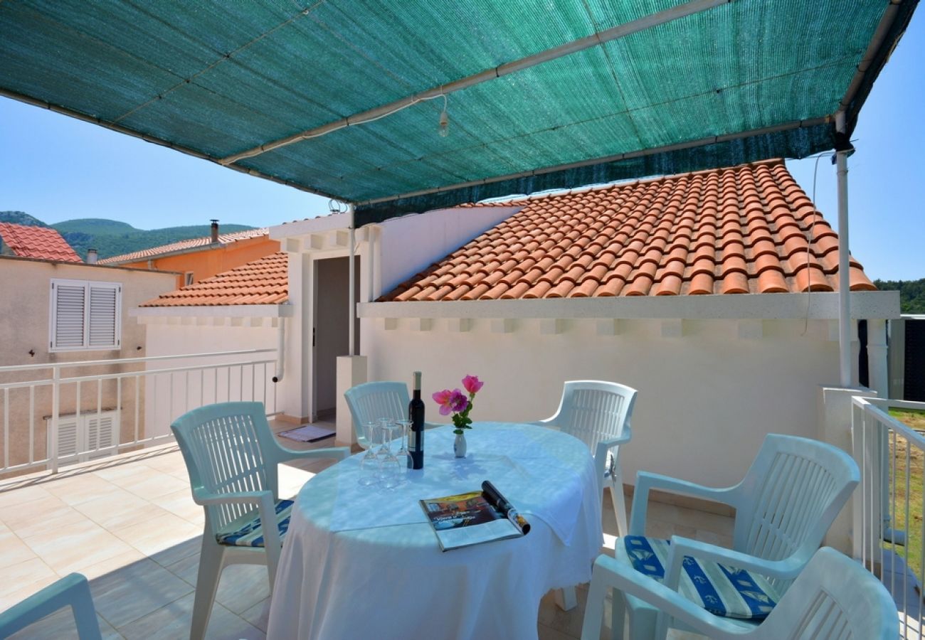 Ferienwohnung in Žuljana - Ferienwohnung in Žuljana mit Meerblick, Terrasse, Klimaanlage, W-LAN (3558-1)