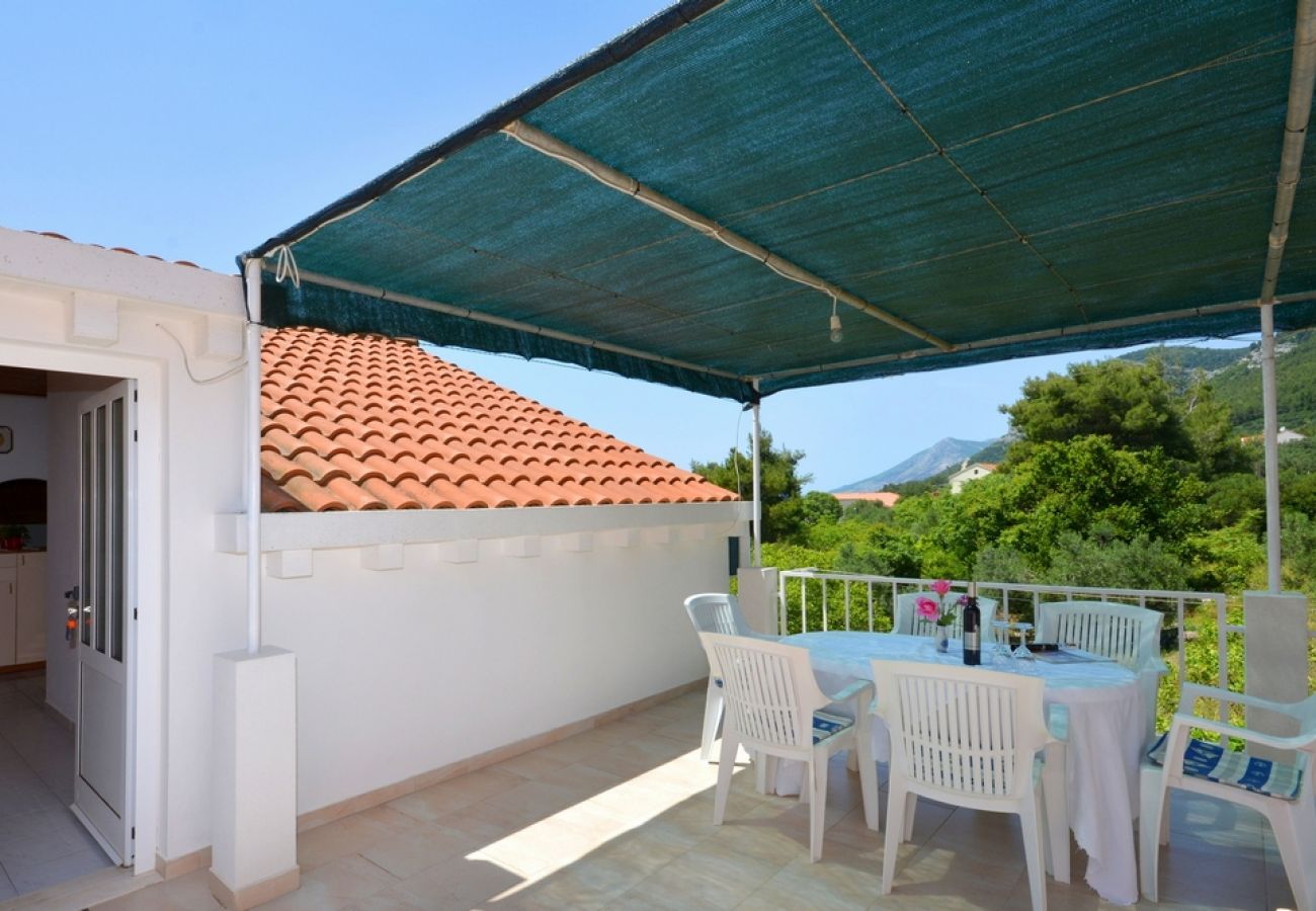 Ferienwohnung in Žuljana - Ferienwohnung in Žuljana mit Meerblick, Terrasse, Klimaanlage, W-LAN (3558-1)