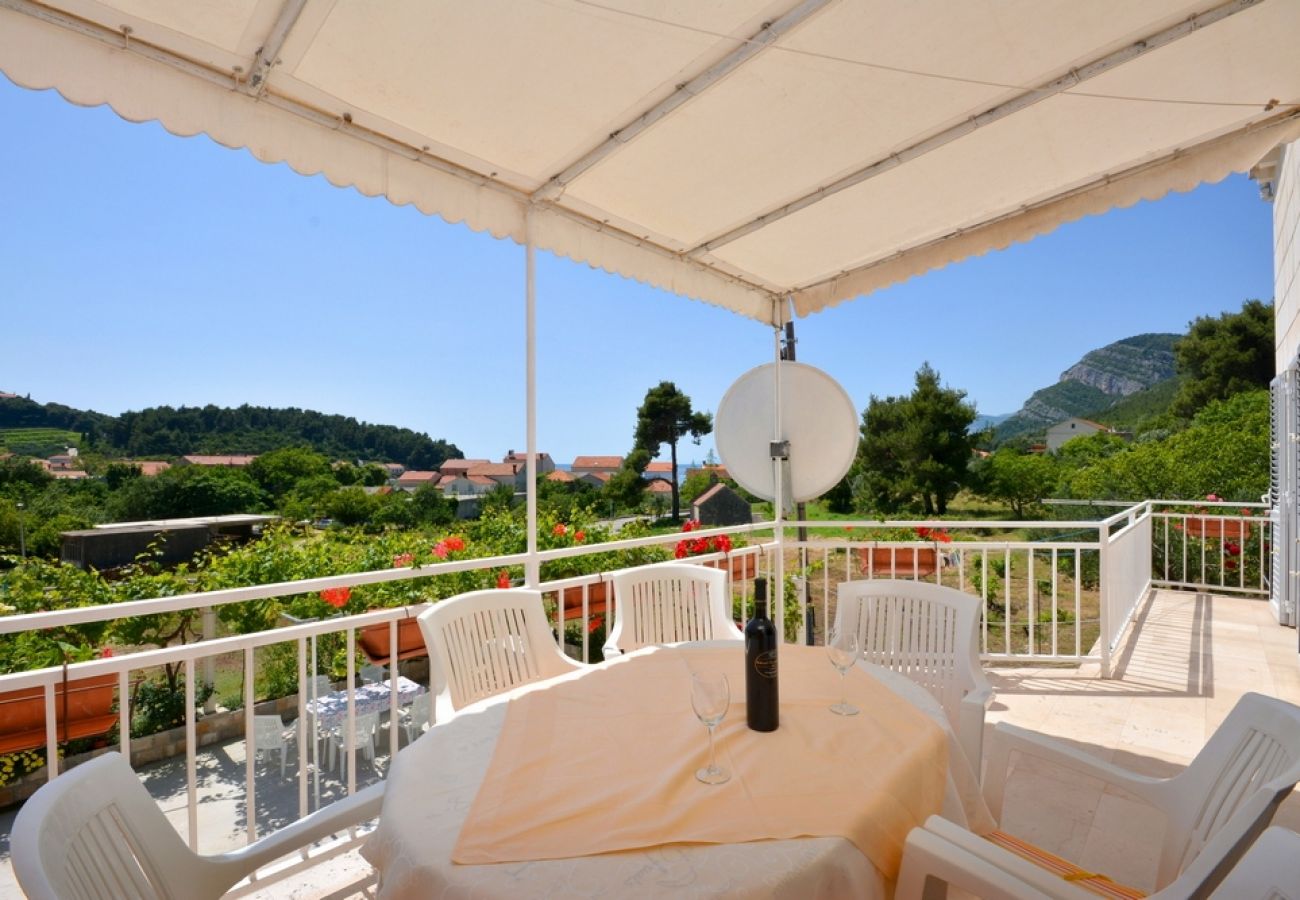 Ferienwohnung in Žuljana - Ferienwohnung in Žuljana mit Meerblick, Terrasse, W-LAN, Spülmaschine (3558-2)