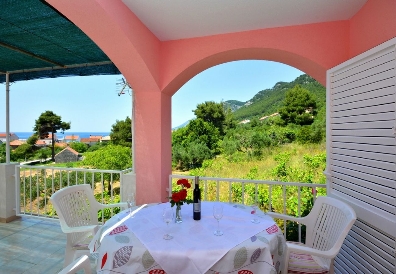 Ferienwohnung in Žuljana - Ferienwohnung in Žuljana mit Meerblick, Terrasse, Klimaanlage, W-LAN (3558-3)