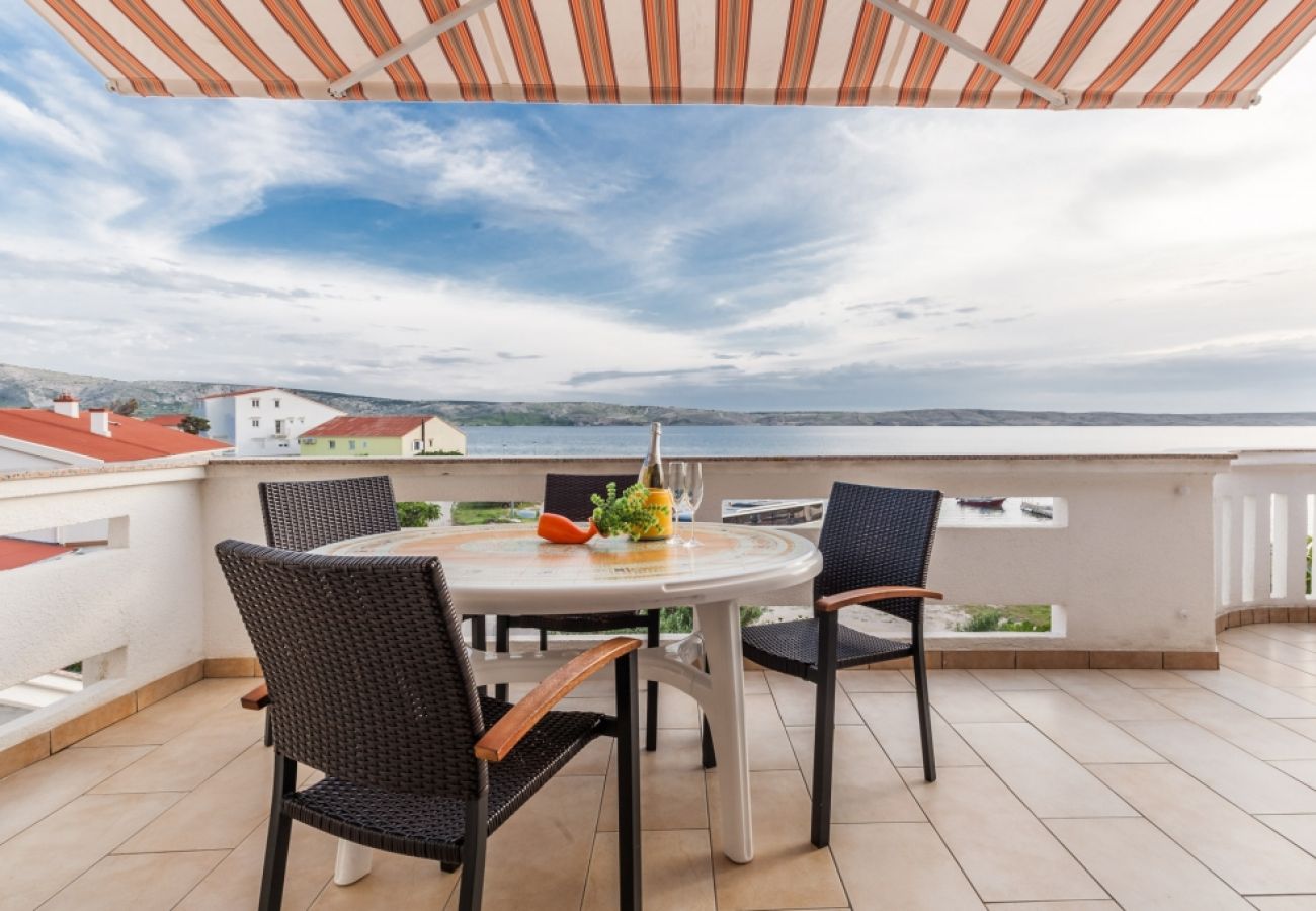 Ferienwohnung in Kustici - Ferienwohnung in Kustici mit Meerblick, Balkon, Klimaanlage, W-LAN (3589-1)