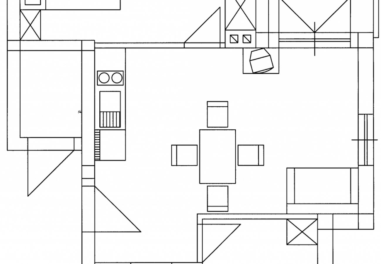 Ferienwohnung in Punat - Ferienwohnung in Punat mit Balkon, Klimaanlage, W-LAN, Waschmaschine (3590-1)