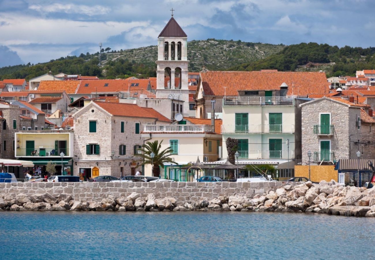 Ferienwohnung in Vodice - Ferienwohnung in Vodice mit Meerblick, Terrasse, W-LAN, Waschmaschine (3578-1)